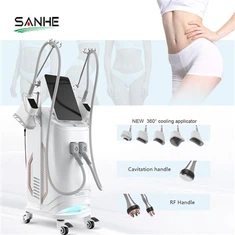 آلة التخسيس بتجميد الدهون بتجميد الدهون بمقابض مزدوجة